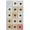 LOT OF 15 DIFFERENT GEORGE V SMALL CENTS 1921 - 1936 INCLUDING SCARCE 1922, 1923, 1924, 1926, 1930,