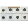 Image 2 : LOT OF 8 DIFFERENT COLLECTOR NICKELS 1967-2007: 1967 PL, 1969 PL, 1970 PL, 2002P SPECIMEN, 2006P SPE