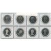 Image 2 : LOT OF 8 DIFFERENT COLLECTOR NICKEL DOLLARS 1969-1987: 1969 SPECIMEN, 1970 MANITOBA SPECIMEN, 1972 S