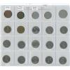 Image 1 : LOT OF 20 DIFFERENT FRENCH COINS INCLUDING 1854 5 CENTIMES (EMPEROR BONAPARTE), 1923 FRANC, AND VICH
