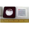 Image 2 : 1994 SILVER DOLLAR. COMMEMORATES THE 25TH ANNIVERSARY OF THE LAST RCMP DOG TEAM PATROL. PROOF. STERL