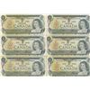 Image 1 : 6 - 1973 CANADIAN DOLAR BILLS