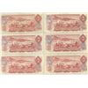 Image 2 : 6 1974 CANADIAN 2 DOLLAR BILLS