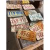 Image 5 : LARGE LOT OF 1940S, 50S, 60S, AND 70S LICENSE PLATES AS FOUND - 65 PIECES