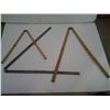 Image 1 : 2 WOOD AND 1 METAL RULER