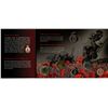 Image 2 : 2004 LEST WE FORGET: THE POPPY COIN COLLECTOR CARD. 6-COIN YEAR SET INCLUDES COLOURIZED POPPY 25 CEN
