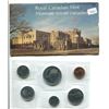 Image 2 : 1973 6-COIN PROOF LIKE SET. INCLUDES RCMP COMMEMORATIVE SMALL BEADS 25 CENTS AND PEI CENTENARY DOLLA