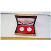 1998 2-COIN DR. NORMAN BETHUNE CANADIAN COMMEMORATIVE $5 COIN PLUS CHINESE COIN. BOTH COINS .9999 SI