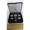 Image 3 : 1974 7-COIN DOUBLE CENT CUSTOM ROYAL CANADIAN MINT SET. ALL COINS ARE BU. IN RED CASE OF ISSUE