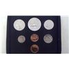 Image 2 : 1980 7-COIN DOUBLE CENT CUSTOM ROAYL CANADIAN MINT SET. ALL COINS ARE BU. IN RED CASE OF ISSUE.