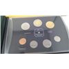 Image 2 : 2001 SPECIMEN SET. 7-COIN SET IN CASE AND BOX OF ISSUE.