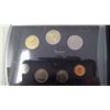 Image 3 : 2001 SPECIMEN SET. 7-COIN SET IN CASE AND BOX OF ISSUE.