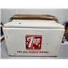 Image 1 : VINTAGE 7-UP POP COOLER WITH ORIGINAL BOX