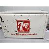 Image 6 : VINTAGE 7-UP POP COOLER WITH ORIGINAL BOX