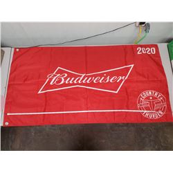 BUDWEISER FLAG - RED