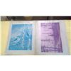 Image 1 : 2 TIN LINOGRAPH PRINTS 21"X25.5"