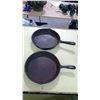 Image 1 : 2 CAST IRON FRYING PANS