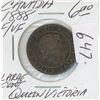Image 1 : CANADIAN LARGE CENT F/VF 1888