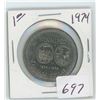 Image 1 : 1974 WINNIPEG $1.00 COIN