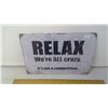 Image 1 : RELAX TIN REPO NEW SIGN