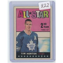 TIM HORTON CARD - POSSIBLY FROM 1968