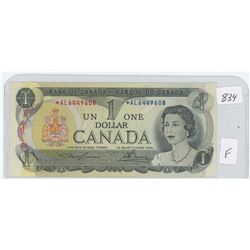 4 - 1973 $1.00 BILL REPLACEMNT AL 6449608