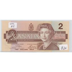 1986 $2.00 UNC 64 AR16017143