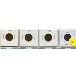 1920-22, 1926 SMALL CENTS