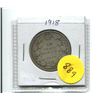 Image 1 : 1918 CANADA SILVER FIFTY CENT COIN