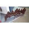 Image 2 : IRON MOOSE FIREPLACE SCREEN - ANTIQUE