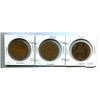 Image 1 : 3 QUEEN ELIZABETH II LARGE PENNIES - 1962VG, 1963VF+ (2)