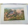 Image 7 : CURRIER AND IVES FRAMABLE PRINTS AND 2 CERAMIC TILES