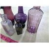 Image 3 : 5 PIECE PURPLE GLASS