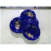 Image 1 : COBALT BLUE DISH - OLD FOLEY 22K FROM EARLY 20TH CENTURY