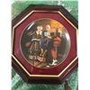 Image 2 : NORMAN ROCKWELL COLLECTION PLATE IN FRAME