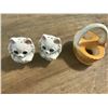 Image 1 : KITTENS IN A BASKET SALT +PEPPER "JAPAN"