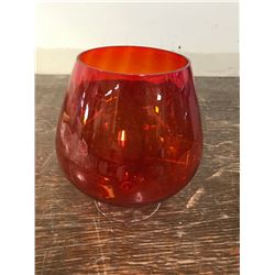 LARGE RED (SHOT GLASS) BOWL