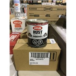 Case of Krylon Rust Protector Cherry Gloss Red Enamel (2 x 946mL)