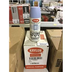 Case of Krylon Chalky Finish Morning Sky Aerosol Spray (6 x 340g)