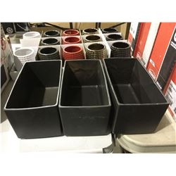 Anthrazit Pot Lot of 3