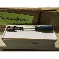 Value Power 12 Flat Screwdrivers (5" x 3/16")