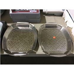 S.S Tray Lot of 2