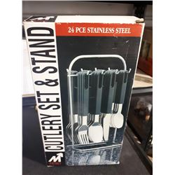 Metro Cutlery Set and Stand
