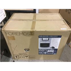 Foremost Carlington30" Modular Wall Hung Vanity w/ Cultured Marble Top Espresso Finish - Model: CREV