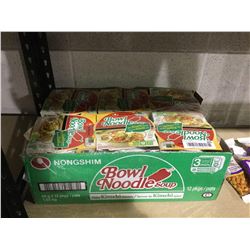 Case of Nongshim Bowl Noodle Soup (12 x 86g)