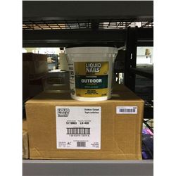 Case of Liquid Nails Water-Resistant Outdoor Carpet Adhesive (4 x 3.78L)