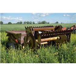 Degelman rock picker, ground drive