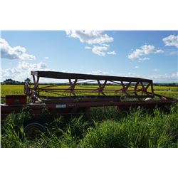 Swather pull type reel is rough