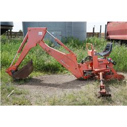 Kubota 4560 back hoe & self contained hydraulics