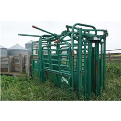 Morand Cattle squeeze Palpitation cage & shoulder holder